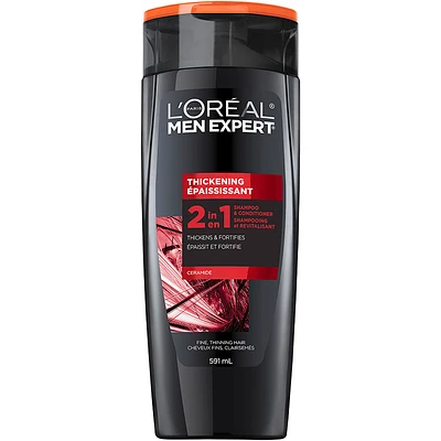 L'Oreal Men Expert Thickening 2 in 1 Shampoo & Conditioner - 591ml