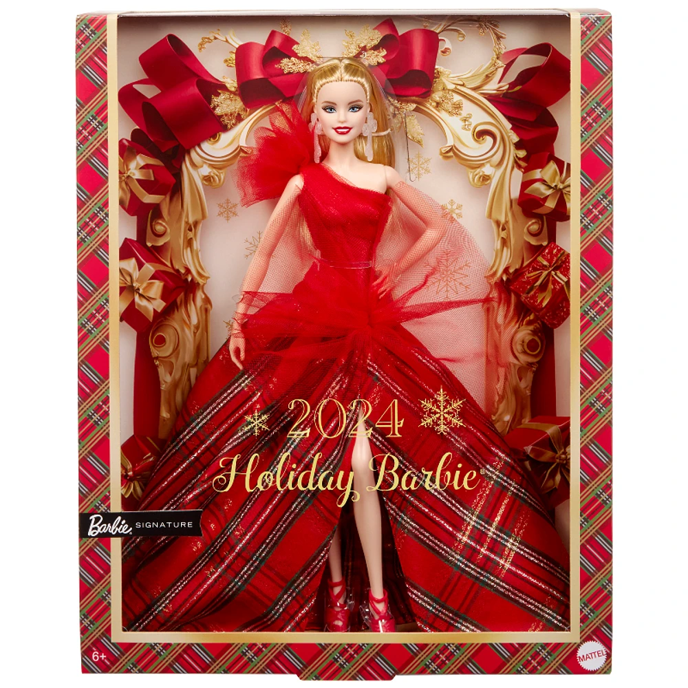 Barbie Signature Blonde Holiday Doll