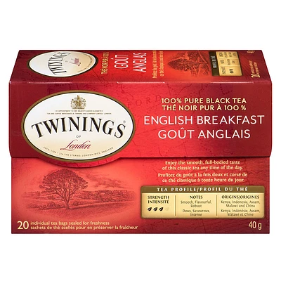 Twinings Tea - English Breakfast - 20s