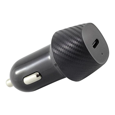 IQ USB PD Car Charger - Black - IQCLAPD20V