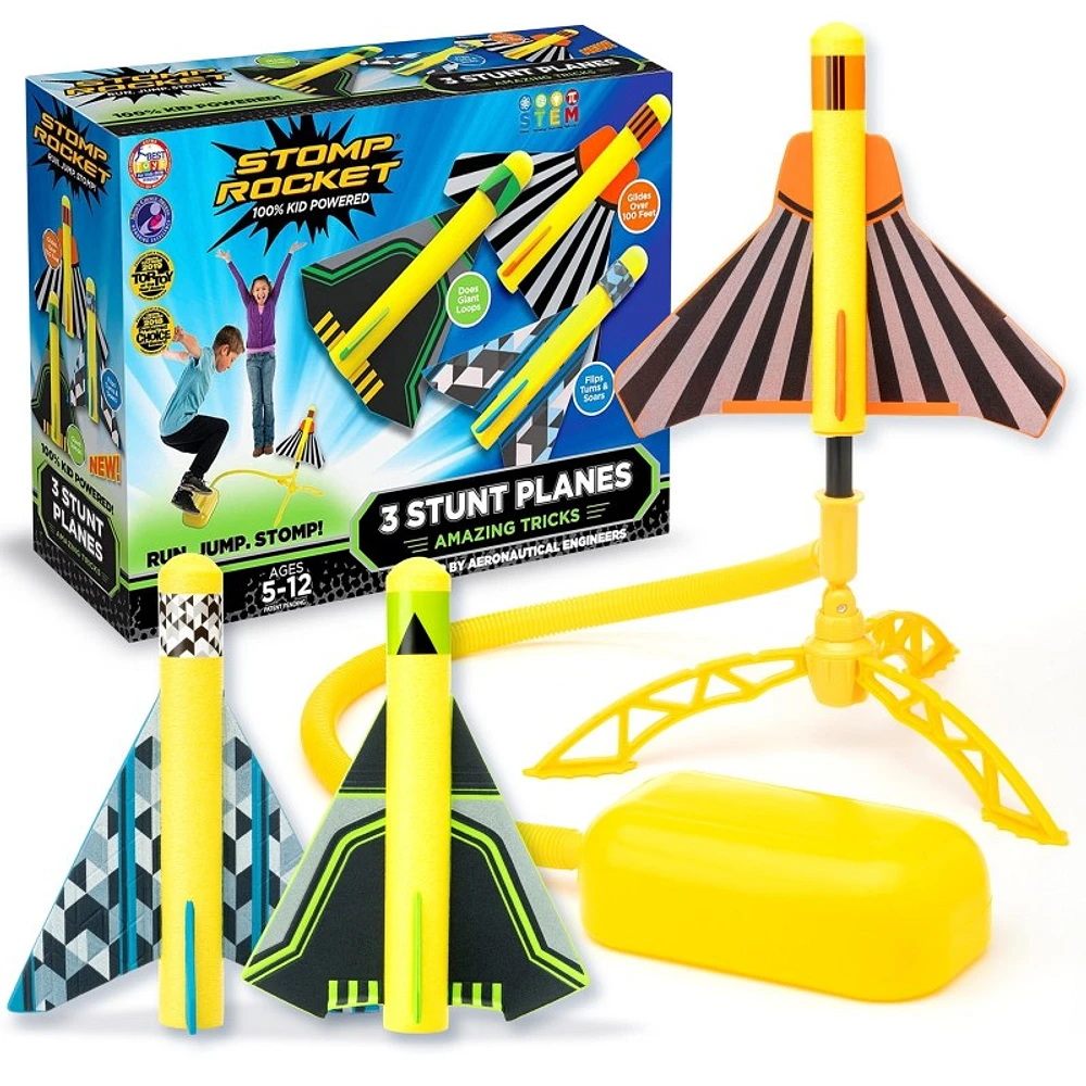 Stomp Rocket Stunt Planes - Assorted