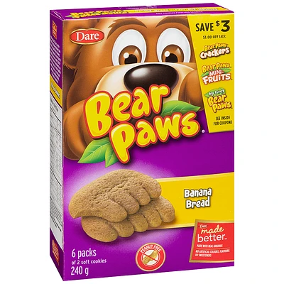 Dare Bear Paws - Banana Bread - 240g