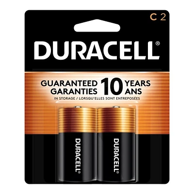 Duracell Coppertop C Alkaline Batteries - 2 pack