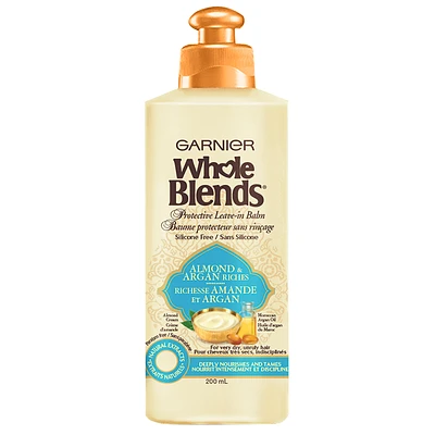 Garnier Whole Blends Protective Leave-in Balm - Almond & Argan Riches - 200ml
