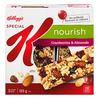 Kellogg's Special K Nourish Bars - Cranberries & Almonds - 5 pack