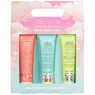 Pacifica Face Wash Stars Cleansing Kit - 3pce