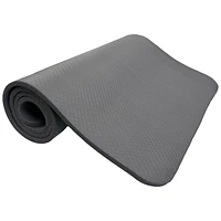 Danskin Nitrile Butadiene Rubber Yoga Mat With Strap - Dark Grey - 12mm