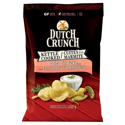 Dutch Crunch Potato Chips - Spicy Dill Pickle - 200g