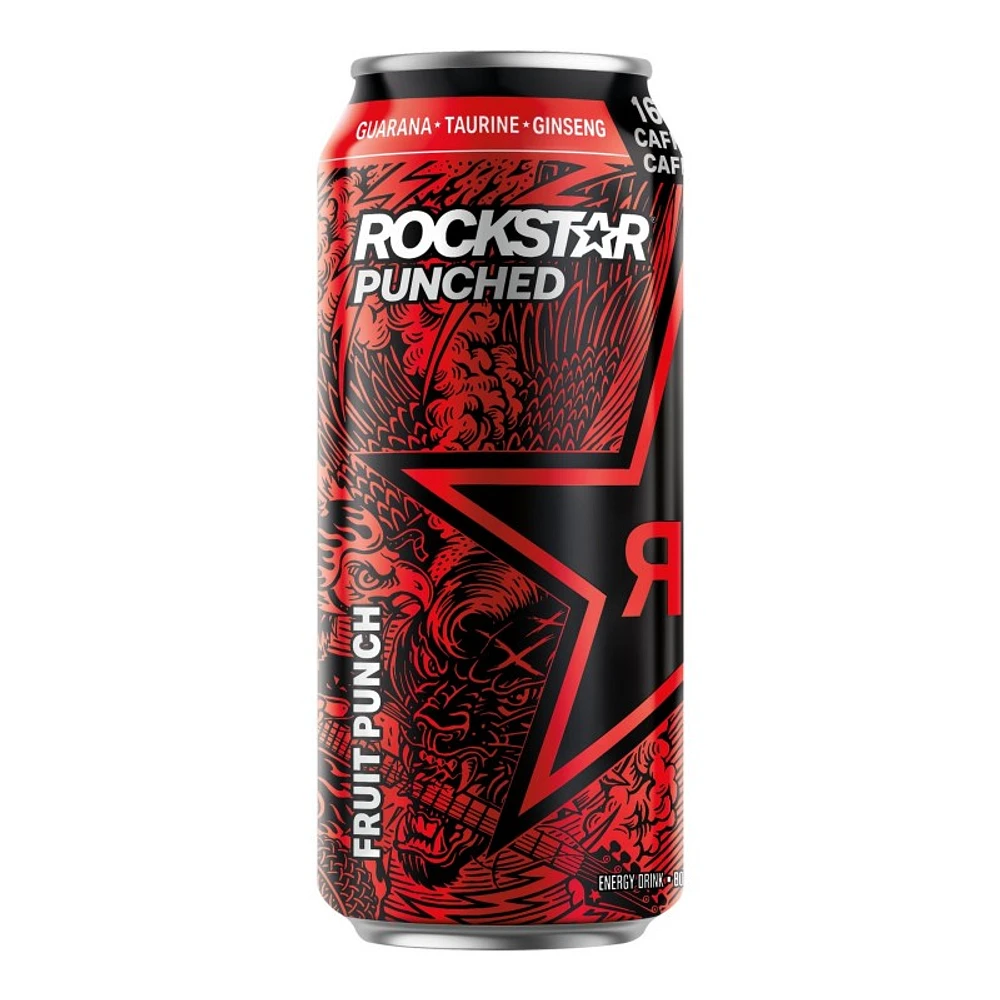 Rockstar Punched Fruit Punch - Energy drink - 473 ml