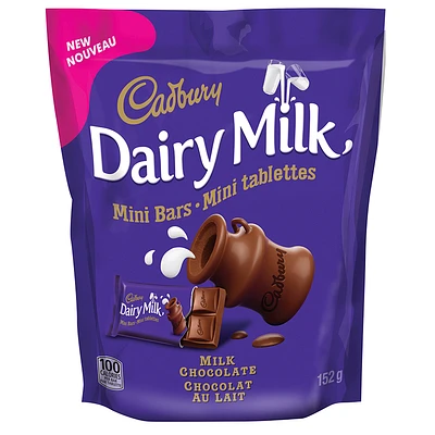 Cadbury Dairy Milk Mini Bars - Milk Chocolate - 152g