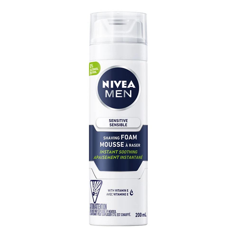 Nivea for Men Sensitive Skin Shaving Foam - 200ml