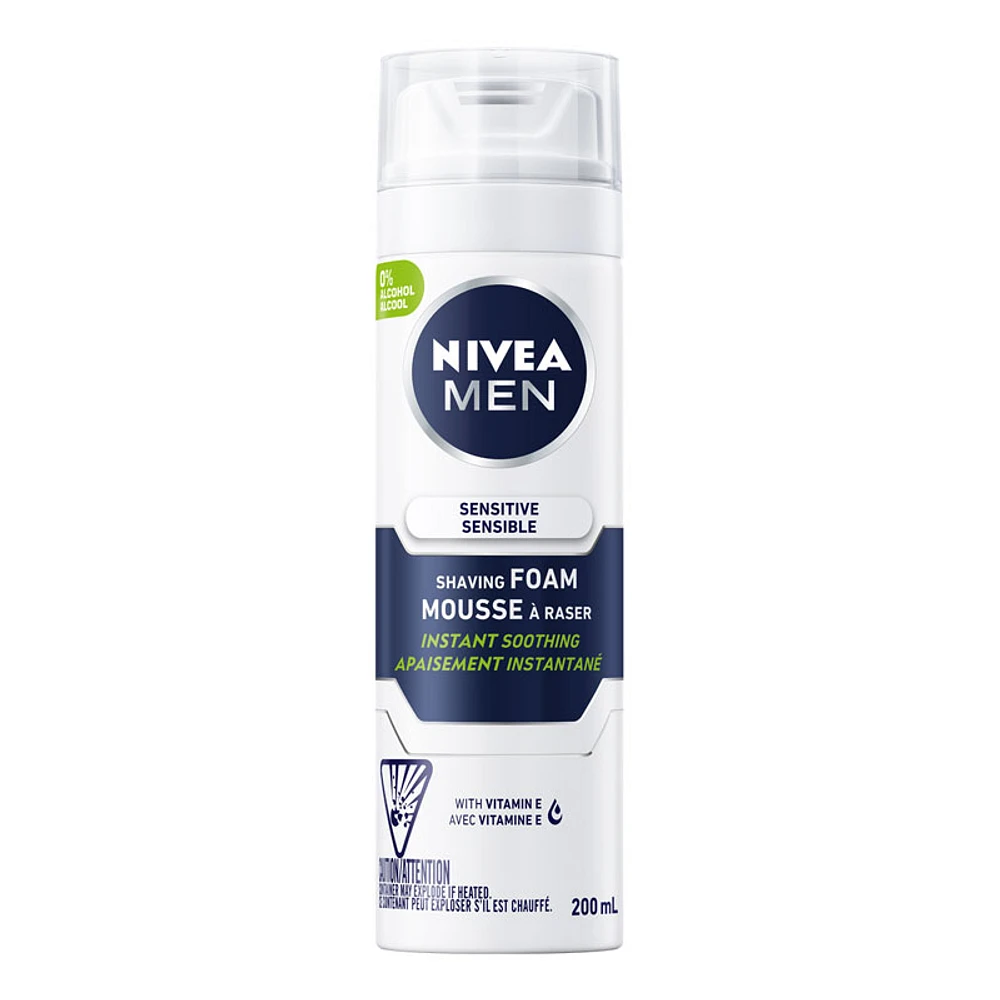 Nivea for Men Sensitive Skin Shaving Foam - 200ml 