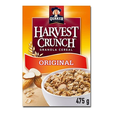 Quaker Harvest Crunch Granola Cereal - Original - 475G