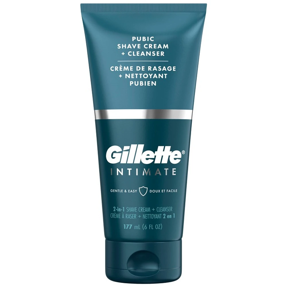 Gillette Male Intimate Grooming Shaving Cream - 177ml