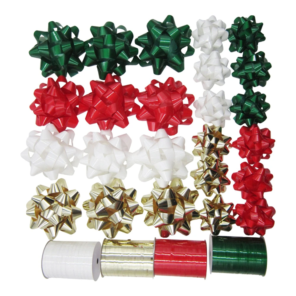 Danson Decor Winter Wishes Decoration Ribbon and Bow Set