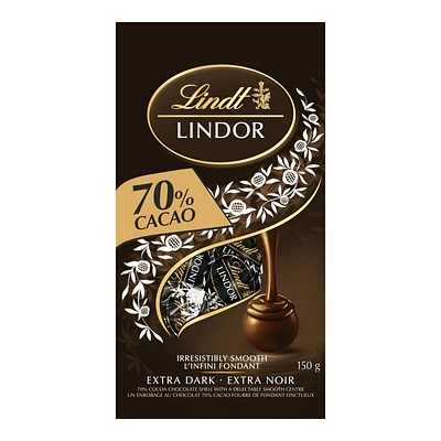 LINDOR Extra Dark Truffle - 70% Cacao - 150g