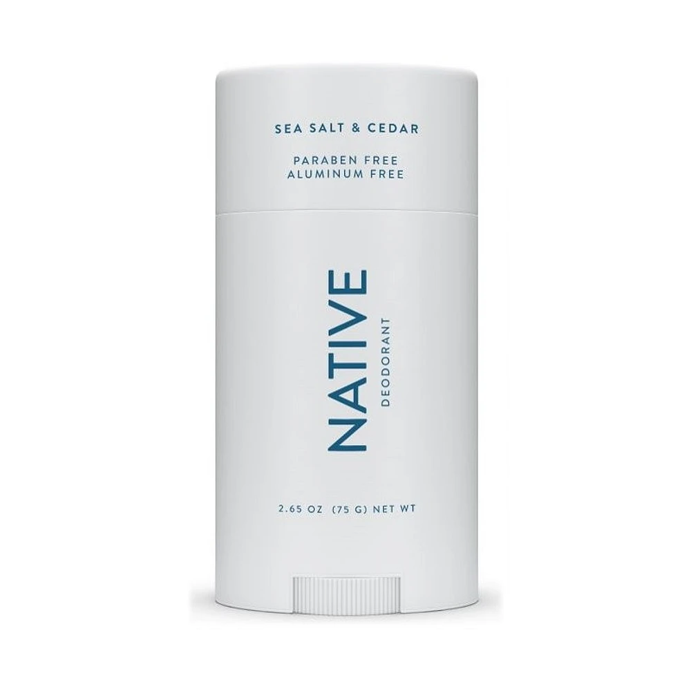 Native Deodorant Stick - Sea Salt and Cedar - 75g