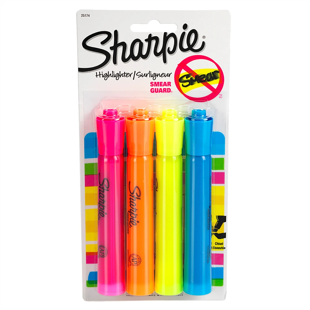 Sharpie Major Accent Highlighters - 4 pack