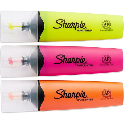 Sharpie Clear View Highlighter - 3 pack - Assorted