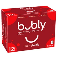 Bubly Sparkling Water - Cherry - 12x355ml