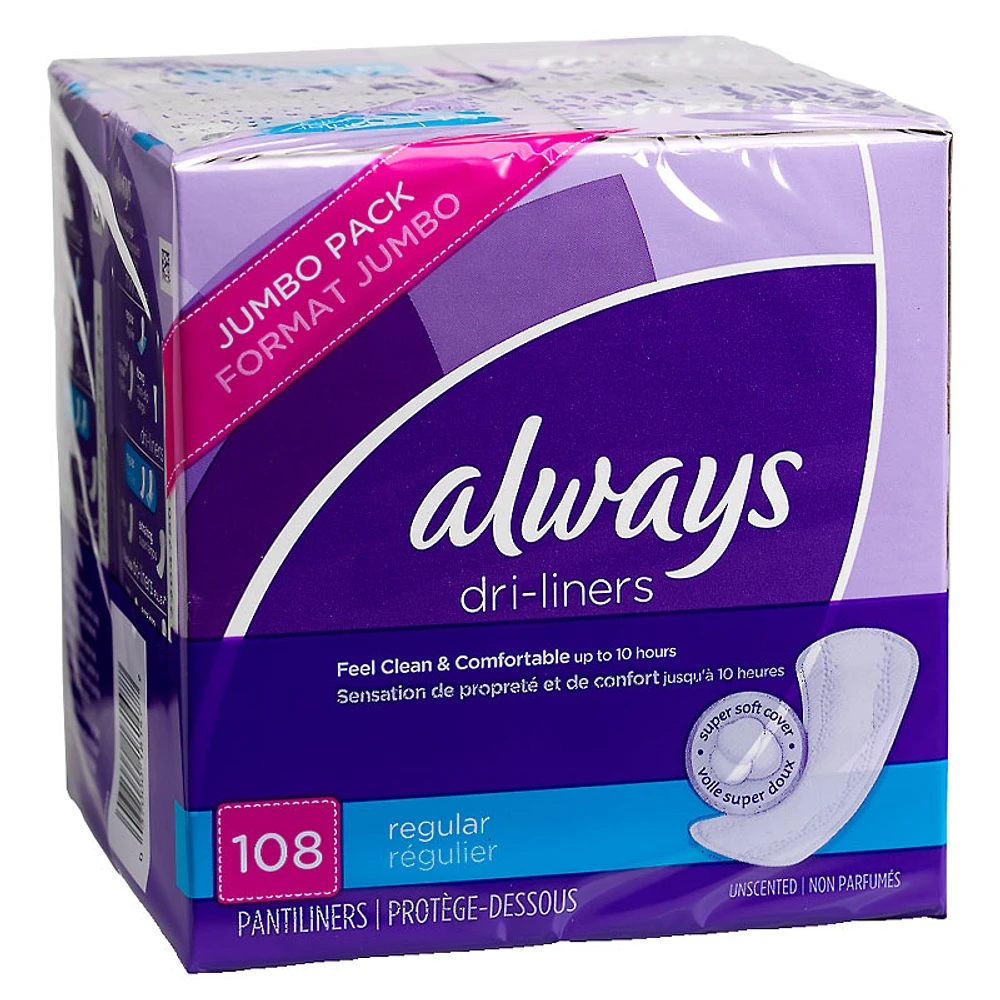 Always Dri-Liners - Regular - 108s