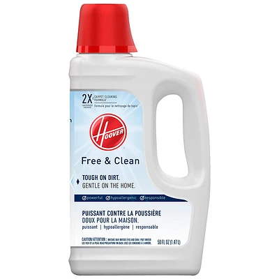 Hoover Free & Clean Carpet Cleaning Formula - 1.47L