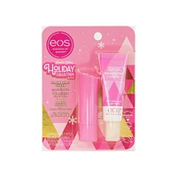 EOS Limited Edition Holiday Collection Lip Balm Gift Set - Strawberry Cheer - 2 piece