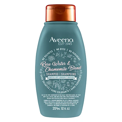 Aveeno Rose Water & Chamomile Blend Shampoo - 354ml