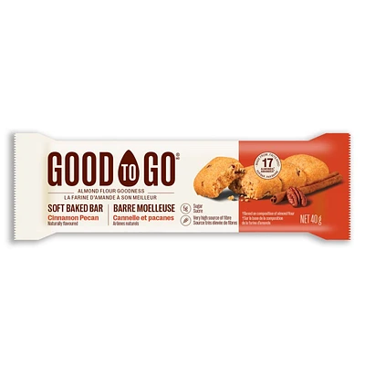 Good to Go Soft Baked Snack Bar - Cinnamon Pecan - 40g