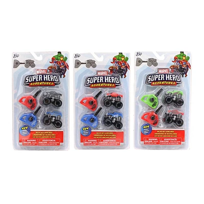 Marvel Super Hero Adventures Micro Key Launchers - 2 pack - Assorted