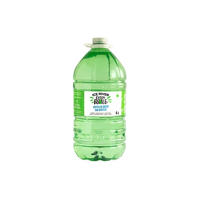 Ice River Green Bottle Distilled Water - 4L