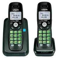 VTech Cordless Phone with Caller ID/Call waiting - Black - CS611421