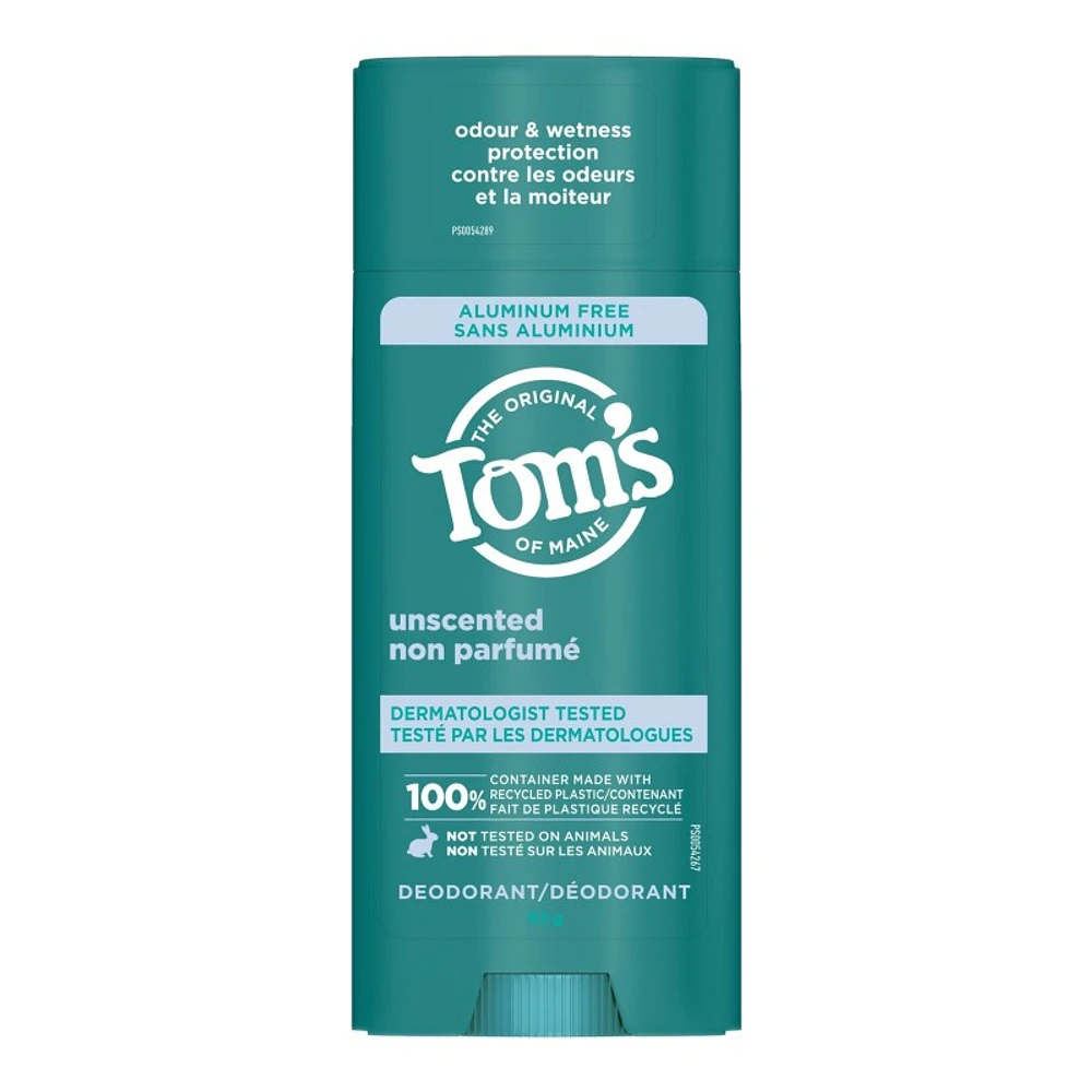 Tom's of Maine Deodorant - Unscented - 92g