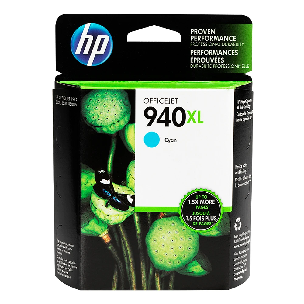 HP 940XL Officejet Ink Cartridge - Cyan - C4907AN