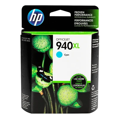 HP 940XL Officejet Ink Cartridge - Cyan - C4907AN