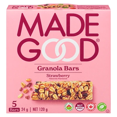 Made Good Granola Bars - Strawberry - 120g/5pk