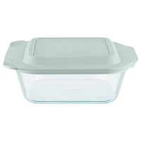 Pyrex Baking Dish with Lid - Deep Square - Sage