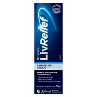 Dr. Joe's LivRelief Pain Relief Cream - 50g