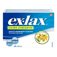 Ex-Lax Extra Strength Laxative Senna Formulation