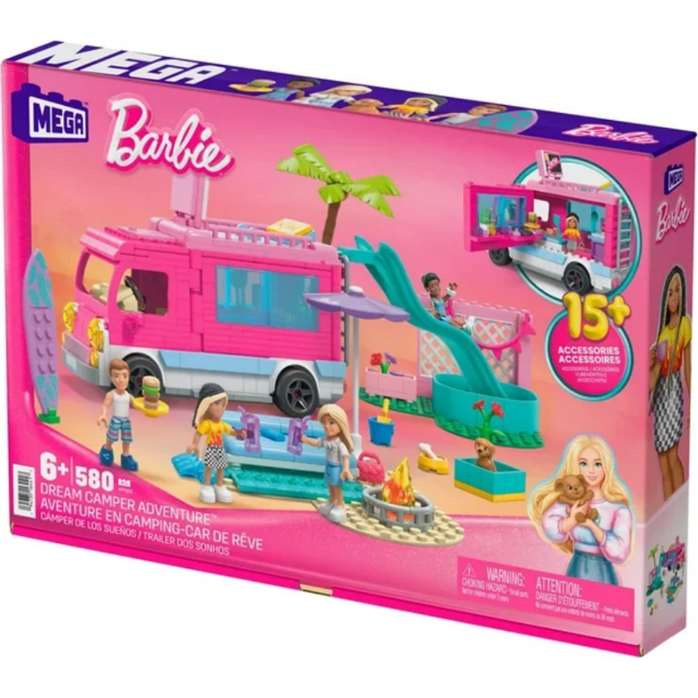 Mega Barbie Dream Camper Adventure Playset