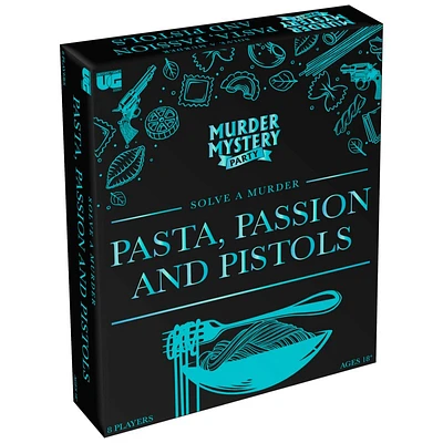 University Games Murder Mystery Party - Pasta, Passion & Pistols