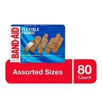 BAND-AID Flexible Fabric Bandages - Assorted Sizes - 80's