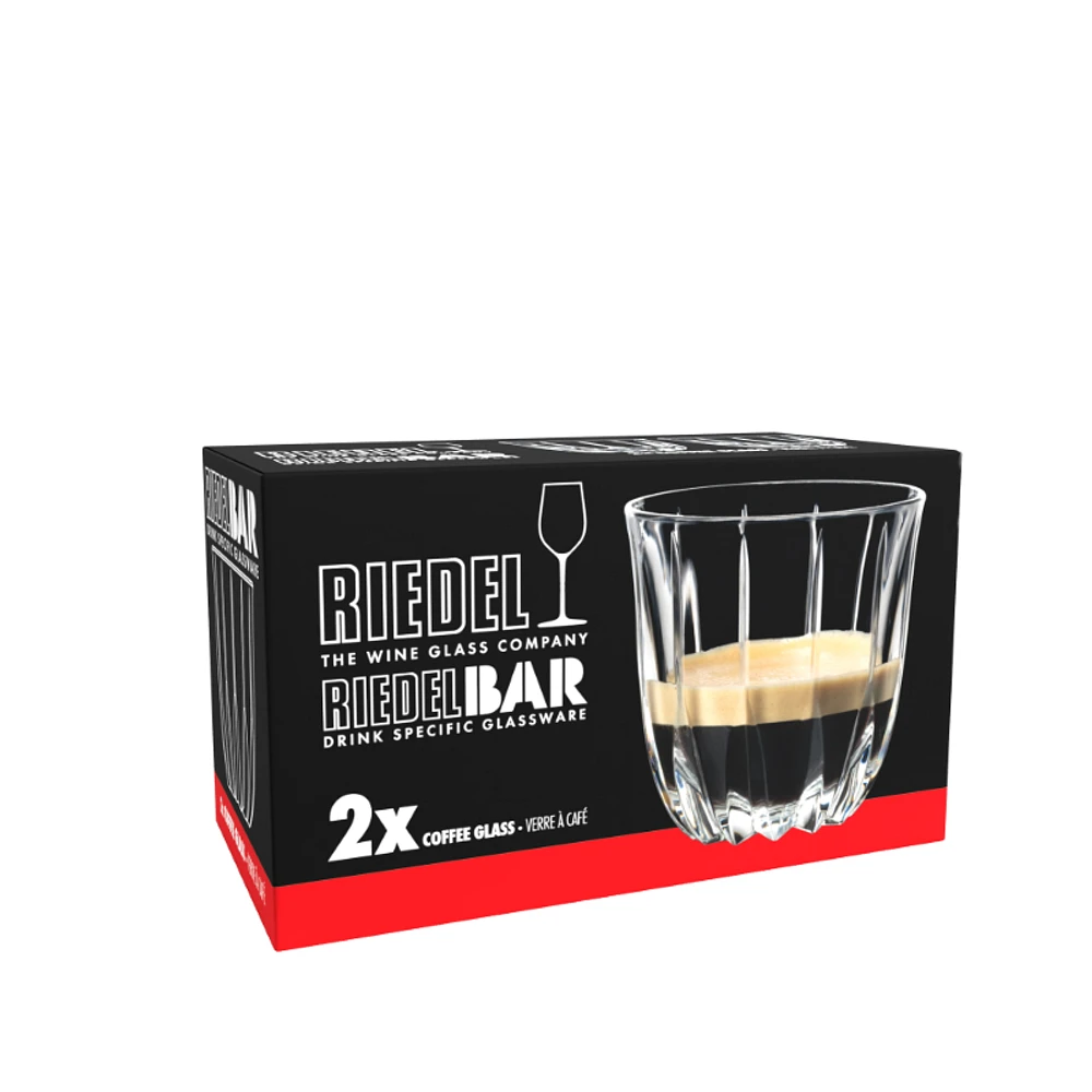 Riedel Drink Specific Glassware - Coffee Glass - 2 piece