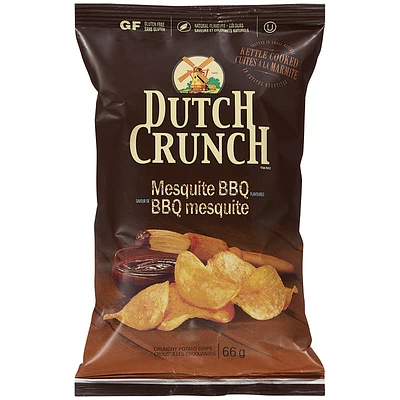 Dutch Crunch Kettle Cooked Potato Chips - Mesquite BBQ - 66g