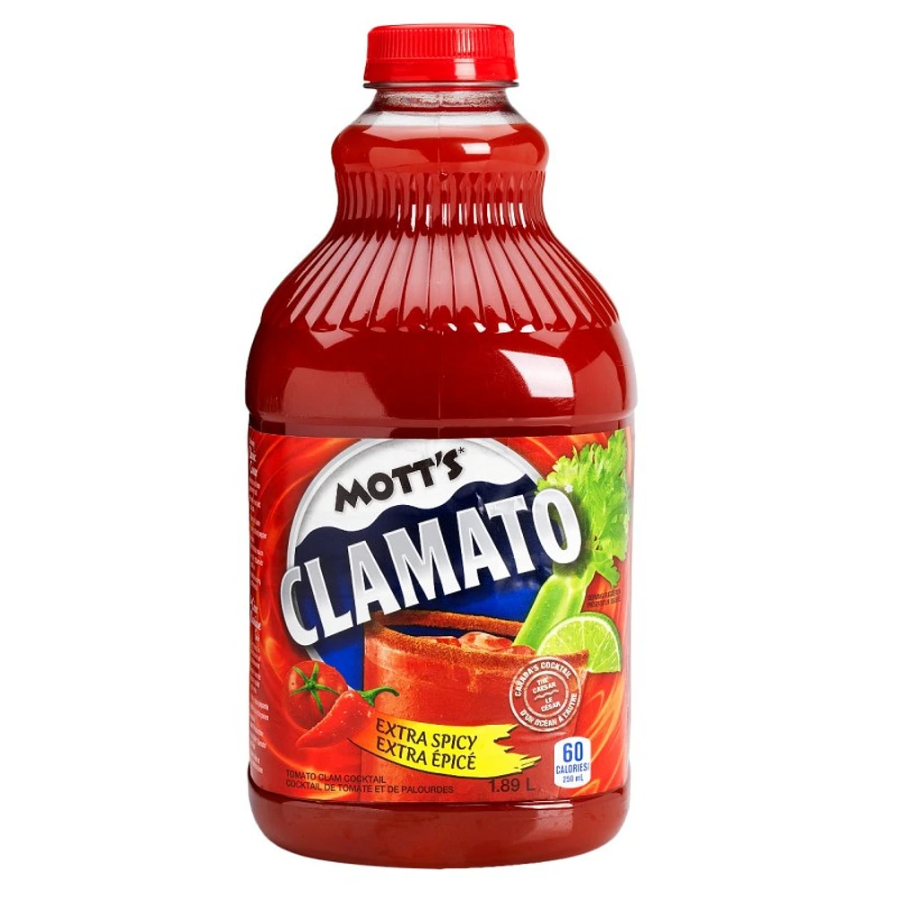 Mott's Clamato Juice - Extra Spicy - 1.89L