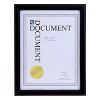 Kiera Grace Caspian Document Frame - Black - 8.5x11 Inch - PH43010-6