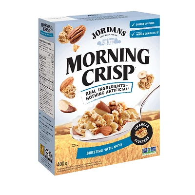 Jordans Morning Crisp Cereal - Bursting with Nuts - 400g