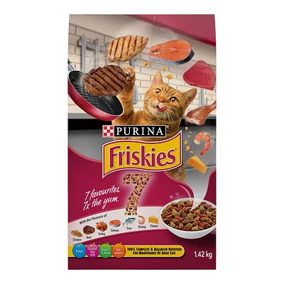 Friskies 7 Dry Cat Food - 1.42kg