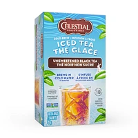 Celestial Seasonings Cold Brew Iced Tea - Unsweetened Black Tea - 18s