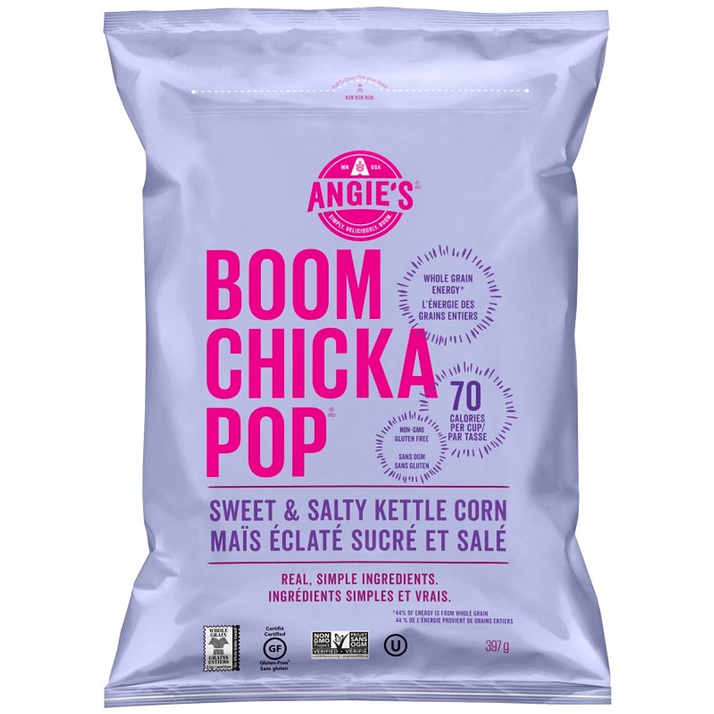 Angie's Boomchickapop Popcorn - Sweet & Salty Kettle Corn - 397g